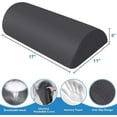 thumbnail image 2 of Foot Rest for Under Desk at Work-Ergonomic Design Foot Stool for Fatigue&Pain Relief with Memory Foam,Non Slip Bead,Washable Cover-Under Desk Footrest for Office,Home,Gaming(Grey)., 2 of 6