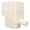 White, variant on M Buder Rainwater Collection System Standard Downspout Water Diverter Connector System with 40 Inches / 101.6 cm Hose for Lawn Garden Rain Barrel Dark Brown