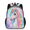 Black, variant on Jiaoprinted Adult Elegant Jungle Peacock Backpack, Casual Daypack with Adjustable Shoulder Straps, Floral Peacock Laptop Backpack for Work Travel Outdoor