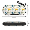 thumbnail image 2 of KLL Childish Dinosaur Print Eyeglass Case for Men & Women's Classy Travel Eyewear Holder Case Zipper Eyeglasses Case With Hook, 2 of 6