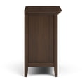 thumbnail image 3 of Amherst WOOD 24" Wide Traditional Bedside Nightstand Table in Natural Aged Brown, 3 of 7