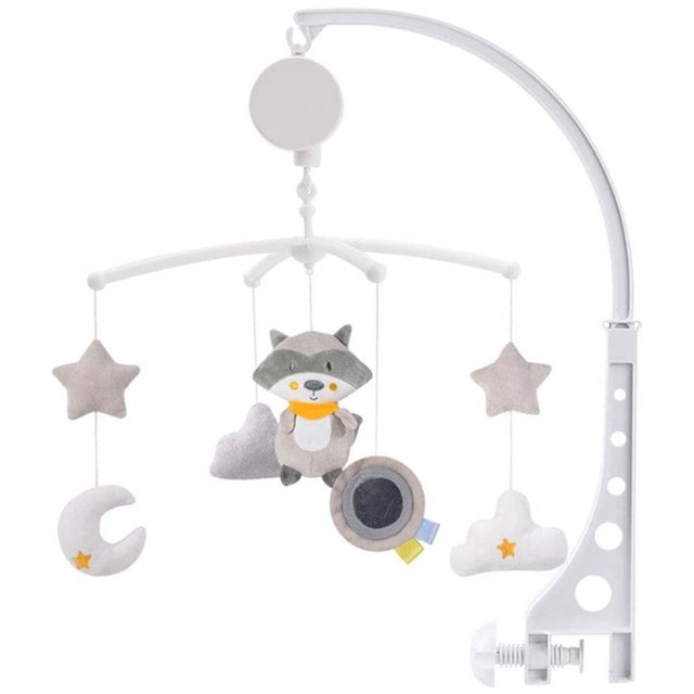 Móvil Musical para cuna de bebé, móvil para cuna con música, animales de peluche para bebé, juguete para cama, cochecito, asiento de coche