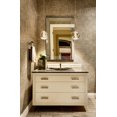 thumbnail image 6 of Hamilton Hills Large Silver Mirror With Angled Beveled Frame - 24X36 Wall, 6 of 7