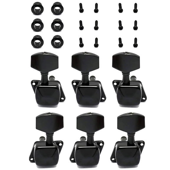 Professional Guitar Tuning Machine Heads Smooth and Precise Tuning, Ideal for Acoustic and Electric Guitars, 6 Pieces