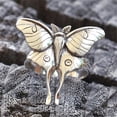 thumbnail image 3 of Womens Butterfly Ring Geometric Alloy Design Plated Finish Fashion Ring Gift For Her Silver Retro Jewelry Gift, 3 of 6