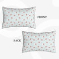 thumbnail image 2 of Pofeuu Strawberry Print Polyester Microfiber Plush Pillowcases, Super Soft and Cozy Pillow Case Covers with Envelop Closure（Pillow core not included）-16"x24", 2 of 6