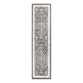 thumbnail image 3 of Unique Loom Aurelia Collection Area Rug - Trajan (2' x 8' Runner Charcoal/Black), 3 of 7