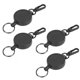 thumbnail image 2 of 4 llaveros telescópicos duraderos, Llavero telescópico antirrobo, Llavero retráctil, mosquetón de Cuerda de Alambre de Alta Resistencia para Publicidad, promoción, Regalo, Tipo Redondo, 2 of 5