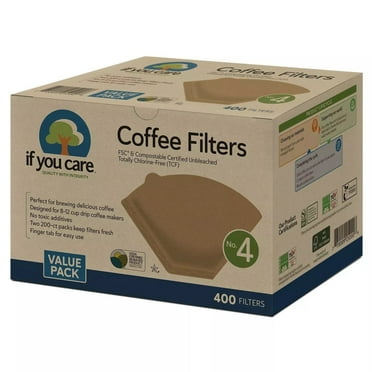 If You Care 4 Unbleached Coffee Filter (400 Count)