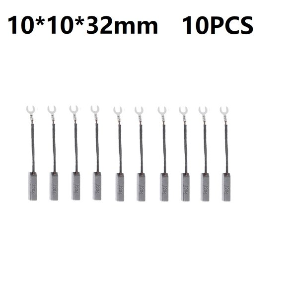 10Pcs J204 diesel Generator Electric Motor Alternator Spare Parts Carbon Brush