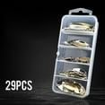 thumbnail image 4 of 28Pcs Fishing Metal Spinner Lures Hard Metal Spinner Bait Kit With A Plastic Box, 4 of 10