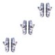 thumbnail image 4 of sweethay 1 par de pastillas de freno ligeras antideslizantes resistentes al desgaste soporte de goma bloque impermeable accesorios de bicicleta Type7 NO7, 4 of 6