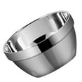 thumbnail image 2 of Bol en Acier Inoxydable Double Couche Bol Isolé Bol à Soupe de Cuisine Support Alimentaire, 2 of 9