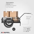 thumbnail image 3 of Remolque R20 para bicicleta de carga doblable negro Gospel, 3 of 10