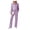 Lavender, variant on Pinspark Lounge Sets for Women Side Slit Sweatshirt Straight Leg Sweatpants with Pockets 2 Piece Matching Set 2025 Fall Fashion Sweatsuit Activewear Tracksuit