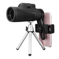thumbnail image 1 of Portable Waterproof Monocular Telescope 40X60 Outdoor Day Night Vision Telephoto Camera Focus Optical HD Lens + Phone Clip  + Tripod Waterproof For Hiking Camping Hunting Sightseeing, 1 of 10