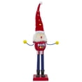 thumbnail image 4 of Northlight 16.75" Red and Blue Dots Christmas Nutcracker Figurine, 4 of 5
