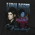thumbnail image 2 of Beetlejuice Beetlejuice Lydia Homage Youth Long Sleeve T Shirt, Black, Small, 2 of 4