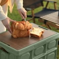 thumbnail image 5 of Chmadoxn Folding Storage Box, Multifunctional Storage Case Outdoor Camping Organizer Car Food Storage Box Home Clothes Storage Bag Large Thicken Removable Portable Storage Box with Wooden Panel, 5 of 7