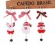 thumbnail image 2 of Christmas Decorations Christmas Butterfly Festival Bell Pendant Desktop Window Creative Ornaments Wooden Garland Beads (A, One Size), 2 of 5