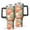 Pioneer Flower Floral-3, variant on 40oz Pioneer Flower Floral Print Pattern Insulated Tumbler with Handle, BPA-Free Leak Proof Lid and Straws, Double Wall Vacuum, Hot 12h/Cold 34h