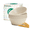 Beige2, variant on Homienly Small Snack Bowls Set of 6, 4.5 oz Wheat Straw Fiber Salsa and Condiment Dishes for Taco Toppings, Nuts and Dessert Garnishes, Stackable Rounded Square Dipping Bowls, Multicolor