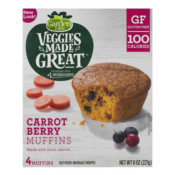 Garden Lites Veggies Made Great Muffins Carrot Berry 8 0 Oz