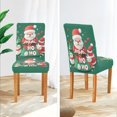 thumbnail image 3 of Yayeee 2 Pack Dining Chair Covers Stretch Parson Chairs Slipcovers Seat Protector, Cute Christmas Pattern, 3 of 6