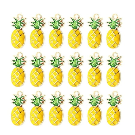 

20pcs Handmade Headdress Accessories Alloy Pineapple DIY Crafts Jewelry Accessory