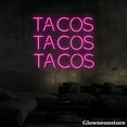 thumbnail image 4 of Glowneon Tacos Neon Sign, Tacos Led Sign, Mexican Food Led Sign, Tacos Decor Store, Kitchen Art, 4 of 5