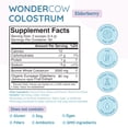 thumbnail image 3 of WONDERCOW Colostrum Supplement Powder for Gut Health, Immune Support, Muscle Recovery & Wellness | Natural IgG Pure Whole Bovine Colostrum Superfood, Elderberry, 60 Servings, 3 of 10