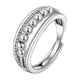 thumbnail image 1 of Anxiety Ring 925 Sterling Silver Ring Women Mindfulness Ring Men Adjustable Rings Fidget Gift, 1 of 5