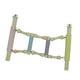 thumbnail image 5 of Escalera de 4 peldaños para loros pequeños, percha para jaula de pájaros, con montaje atornillado, versátil para cacatúas, periquitos y agapornis,, 5 of 8
