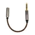 thumbnail image 3 of Cable para auriculares, Cable adaptador balanceado macho a auricular de 4,4 mm Cable para auriculares Maleto hembra Rendimiento confiable, 3 of 8