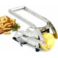 thumbnail image 1 of French Fries Cutter, Professional French Fries Cutter with 2 Blades of 12mm and 9mm, Non-Slip Technology, Vegetable Cutter, Accessories for Fryer, Manual French Fries Cutter (Stainless, 1 of 1