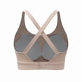 thumbnail image 7 of Lixiuxyad Sports Bras for Women Crossback Wireless Support Yoga Bra With Seamless Cup Design For Comfortable Motion And Secure Fit,Beige, 7 of 7