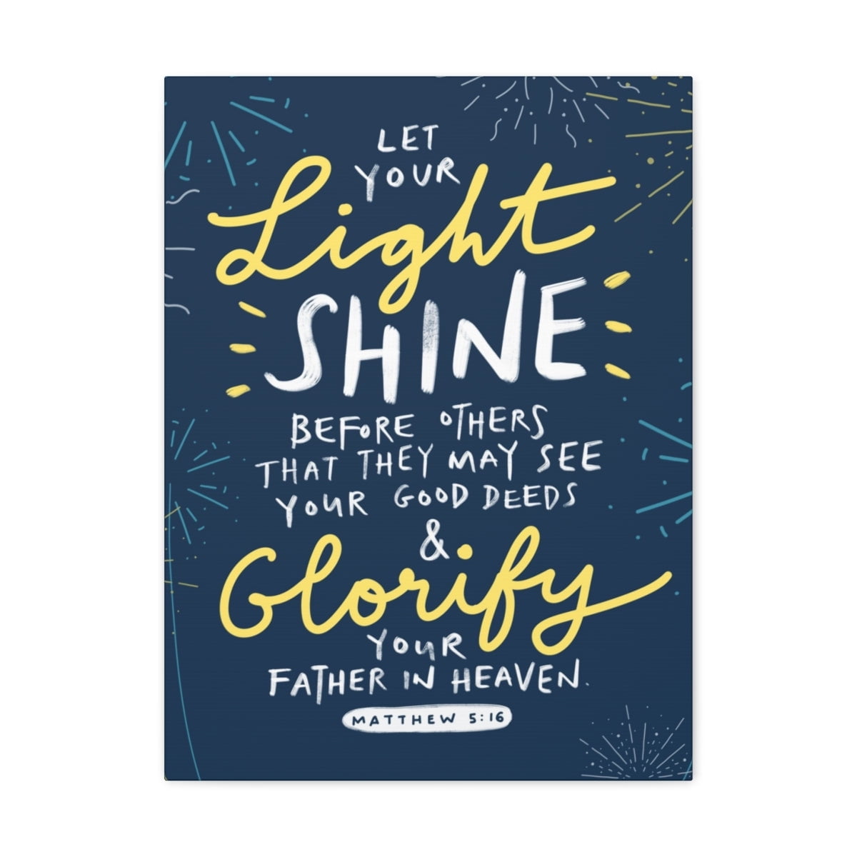 Scripture Walls Glorify Your Father In Heaven Matthew 516 Christian