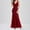 Red, variant on EGNMCR Summer Dresses Women Trendy Women V-Neck Embroidered Beaded Slim Sleeveless Fishtail Evening Dress