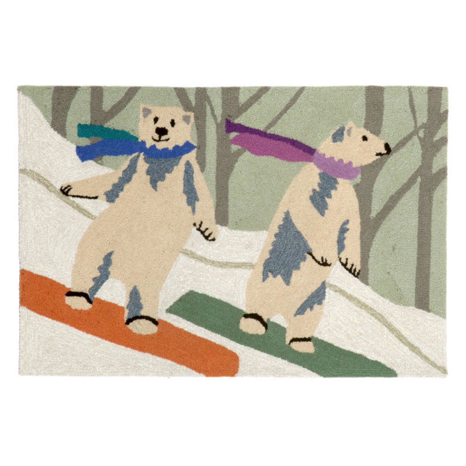 Trans-Ocean Rug Frontporch Boarding Bears Doormat by Supplier Generic