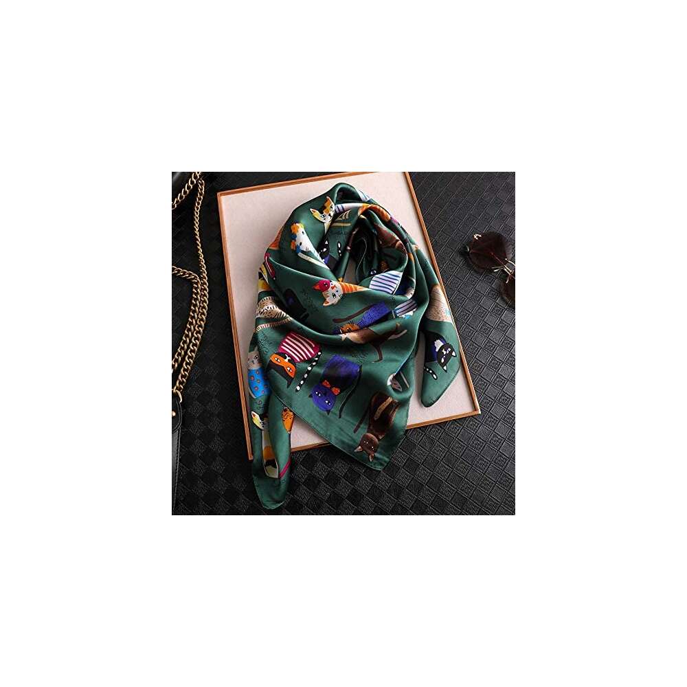 silk beach head scarf
