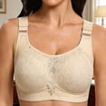 thumbnail image 4 of Aofany Bras for Women No Underwire Wireless Full Coverage Bras Push Up Plus Size Comfortable Breathable Everyday Bras, 36B/C-46B/C, 4 of 4