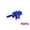 Purple, variant on 3D Printed Articulated Fancy Rat Mouse Figurine Set Flexible Joint Rodent Sculptures for Stress Relief and Desktop Decoration Green