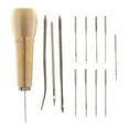 thumbnail image 1 of simhoa 1 Set Sewing Shoe Repair Tool Stitching Needles Awl Thick Leather Craft Tool, 1 of 6