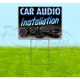thumbnail image 1 of Car Audio Installation (18" x 24") Yard Sign, Includes Metal Step Stake, 1 of 6