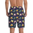 thumbnail image 5 of Salouo Turtle Pattern Men's Sleep Pajama Shorts,Pajama Bottoms Elastic Waistband Sleep Pajama Short PJ Shorts for Men -XX-Large, 5 of 6