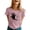 Pink, variant on Aayomet Summer Tops For Women Womens Tops Casual V Neck Ruffle Sleeve T Shirts Loose Fit Peplum Tops,Pink L