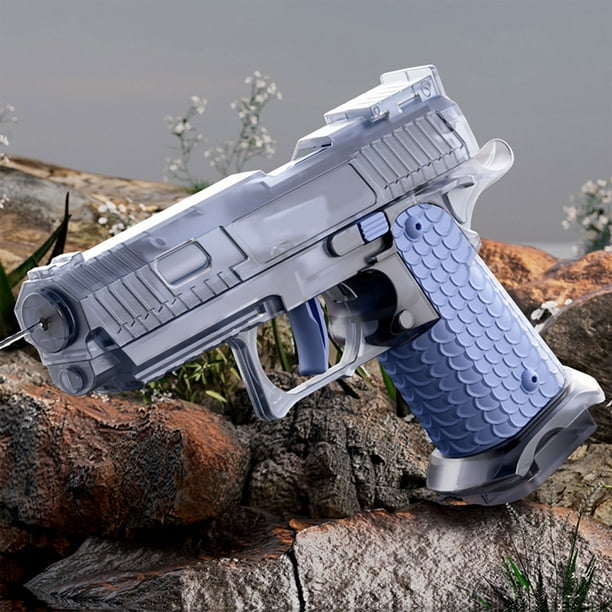 Water Gun, Mechanical Linkage Press, Long Range, Large Capacity, Outdoor Water Fight Toy, High-Performance, Durable Plastic, Foldable Design, for Backyard, for Summer Fun, for Outdoor
