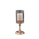 thumbnail image 1 of Candelabro De Vidrio Candelabro De Pie Estable Candelabro De Estilo Europeo Luz De Banquete Candelabro Multiusos Decoración Para El Hogar Oficina Hotel Guardurnaity HA026767-02, 1 of 6