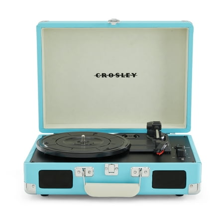 Crosley Cruiser Plus Vinyl Record Player with Speakers and Wireless Bluetooth - Audio Turntables