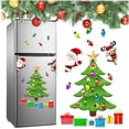 thumbnail image 1 of Christmas Refrigerator Magnets, Magnetic Christmas Tree Magnets for Refrigerator Stickers Decoration Christmas Magnets for Refrigerator Santa Reindeer Holiday Magnets for Fridge (D), 1 of 5